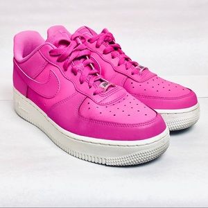 Nike Air Force 1 / pink & white / 8